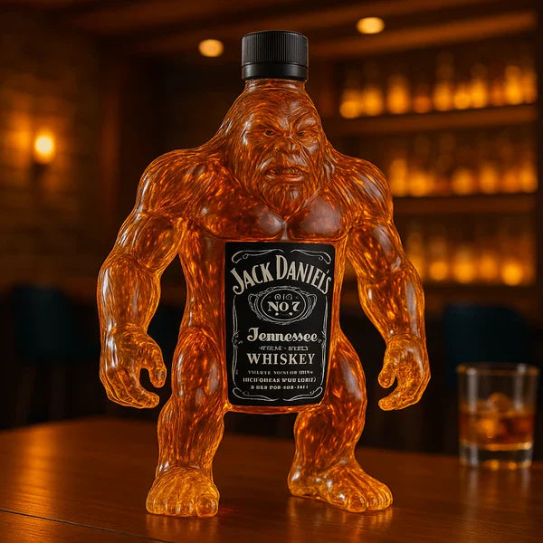 Bigfoot Sculpted Whiskey Bottle Display Decanter
