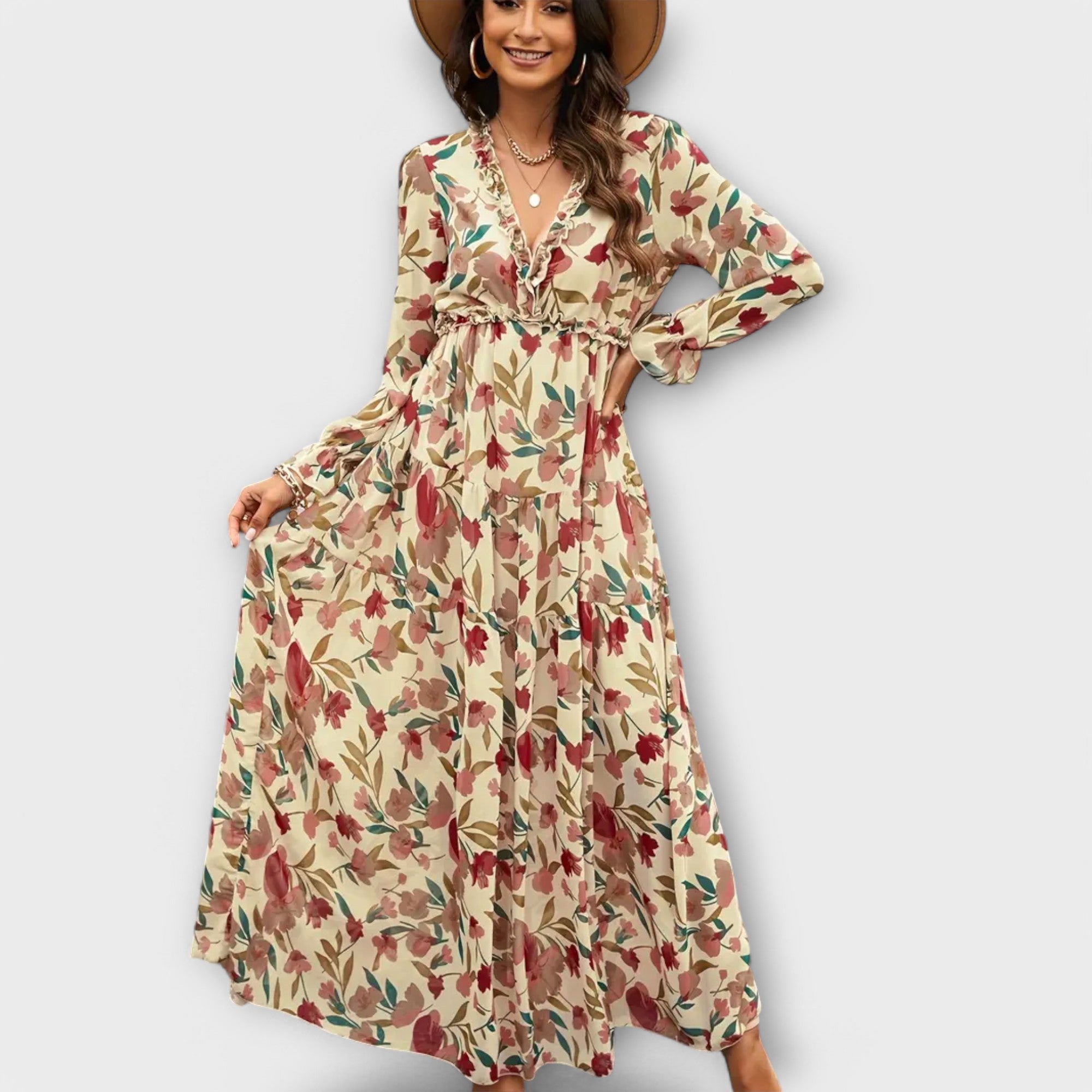 Ynah - Women Elegant Maxi Dress