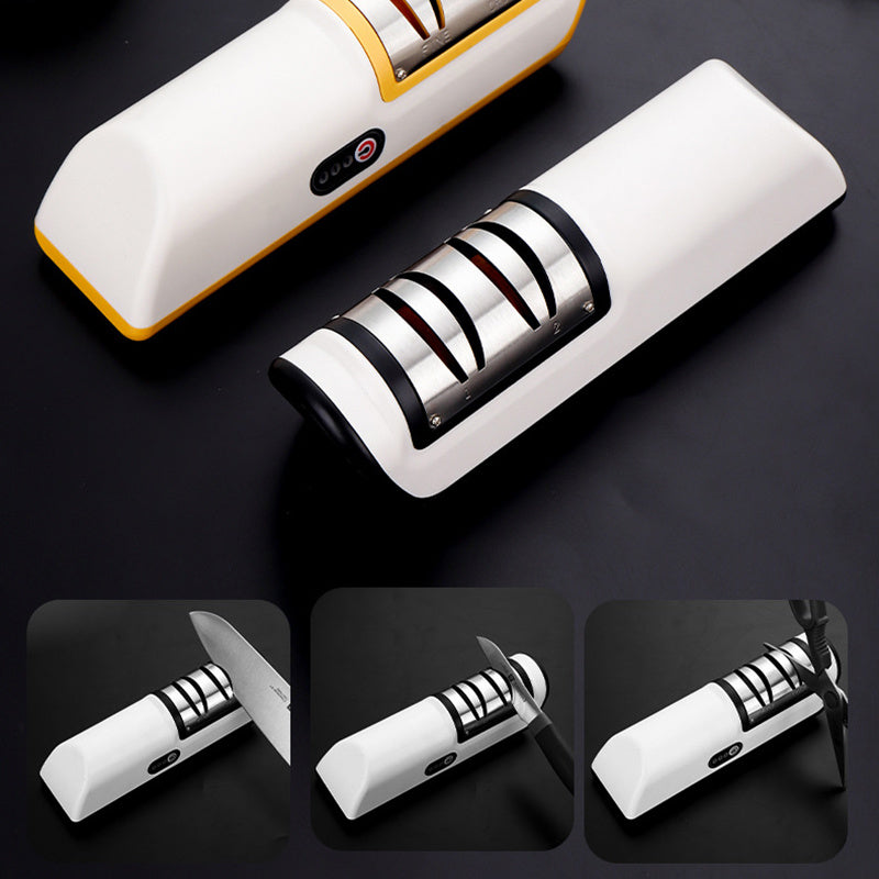 USB Rechargeable Electric Knife Sharpener for Kitchen Knives