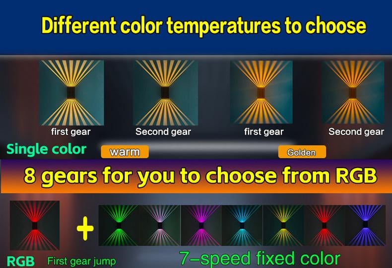 Solar Up & Down Outdoor Wall Lights