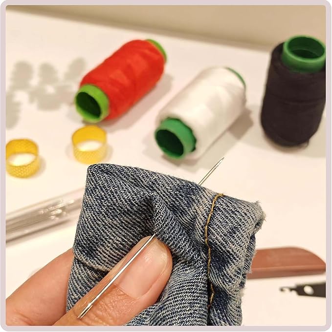 Effortless-Thread Needle Kit – 37-Piece Self-Threading Set