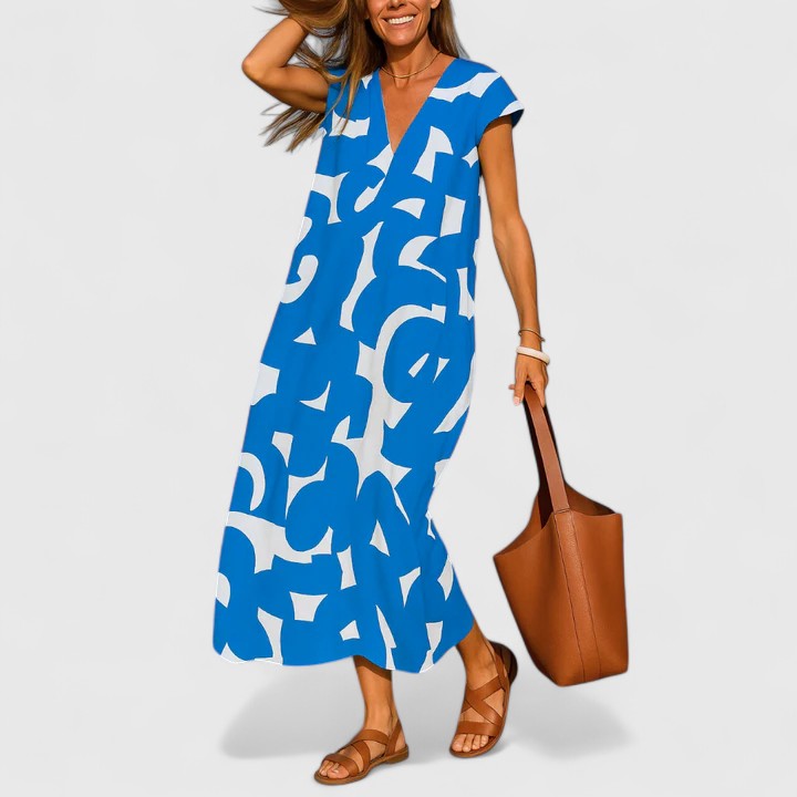 Lysandra - Sofisticato abito maxi da donna
