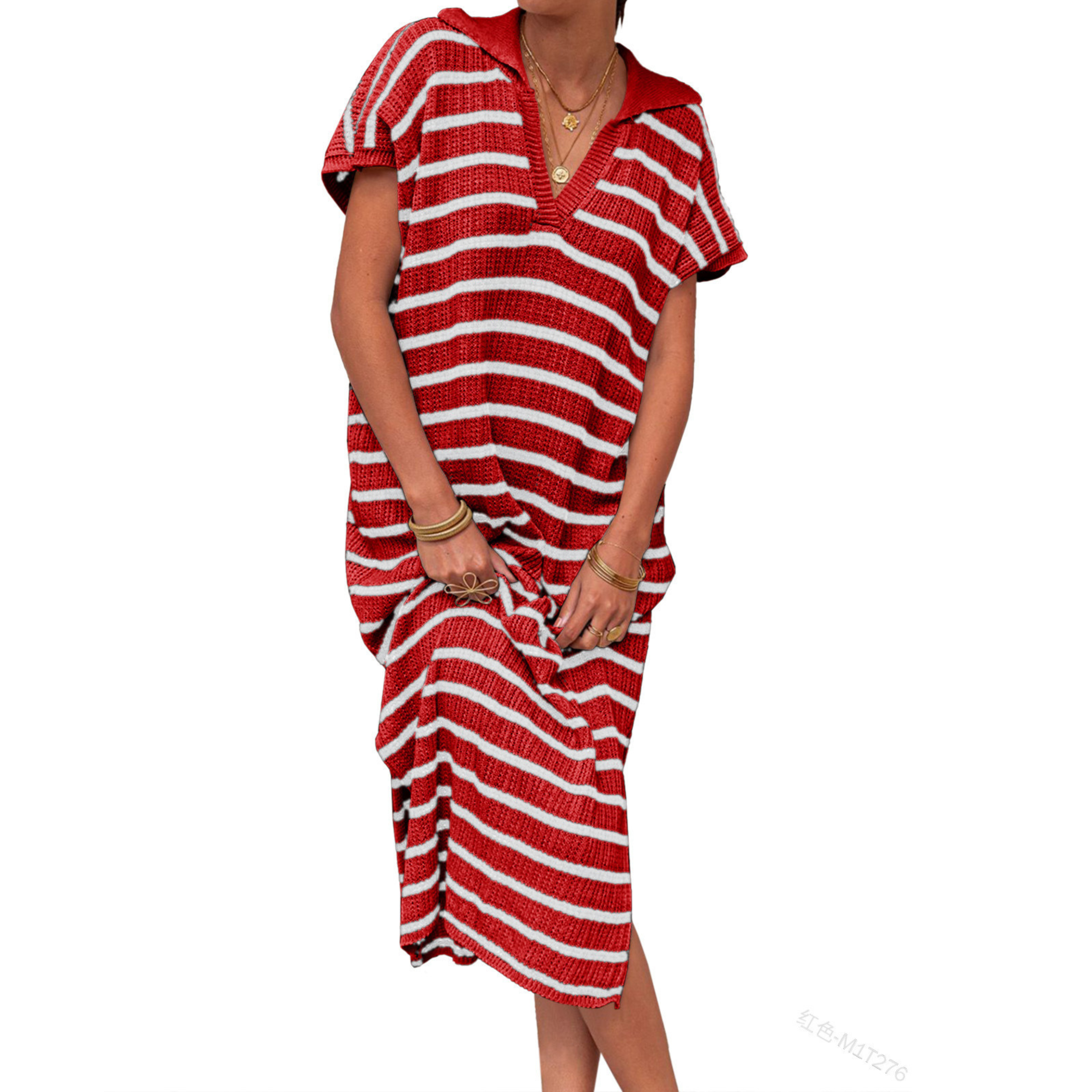 Odessa - Summer Graceful Slit Loose Women Maxi Dress