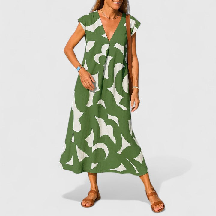 Lysandra - Sofisticato abito maxi da donna