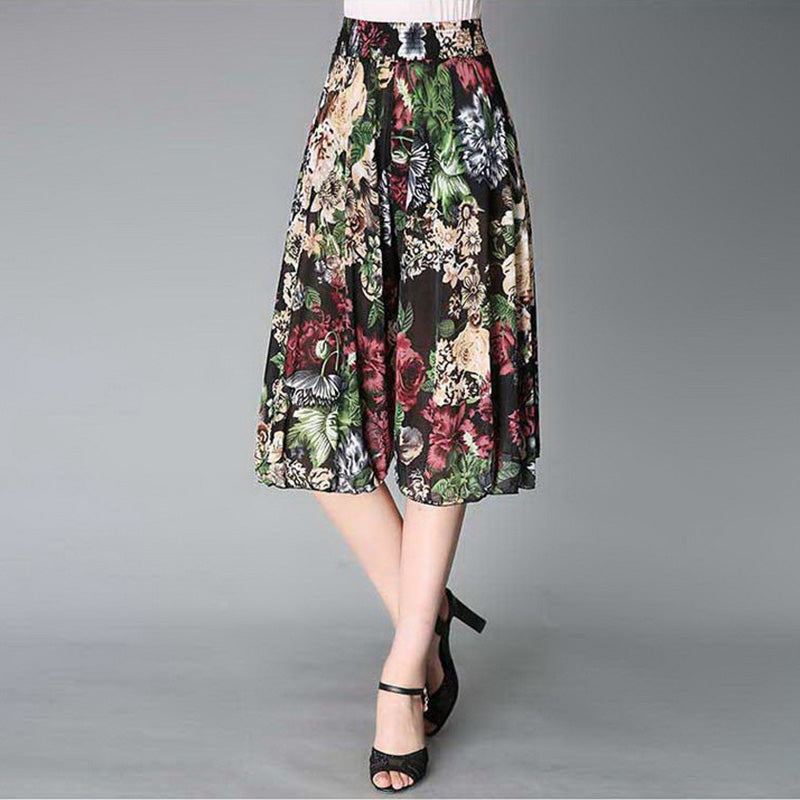 Women's Wide Leg Culottes Pants – Relaxed Fit Casual Trousers