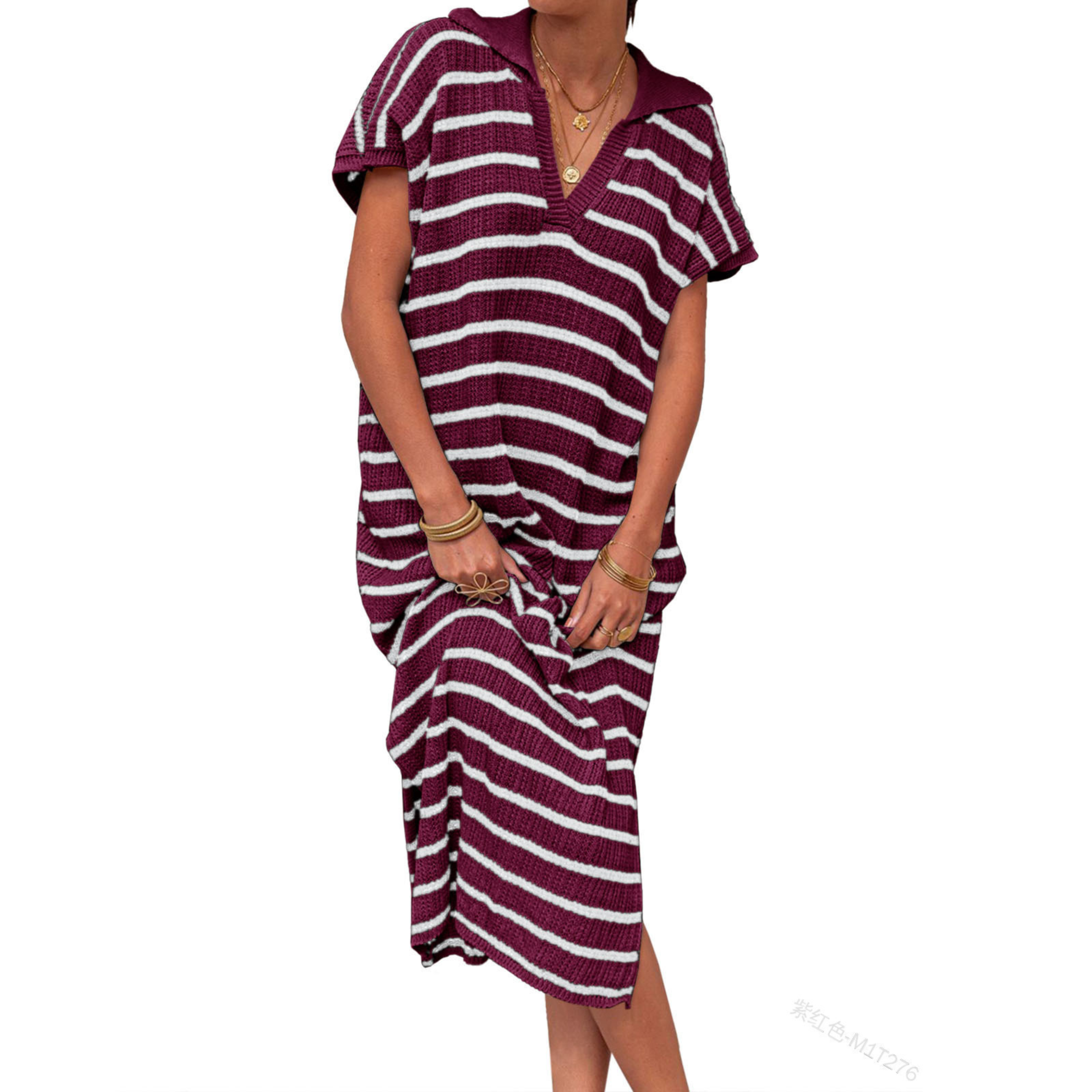 Odessa - Summer Graceful Slit Loose Women Maxi Dress