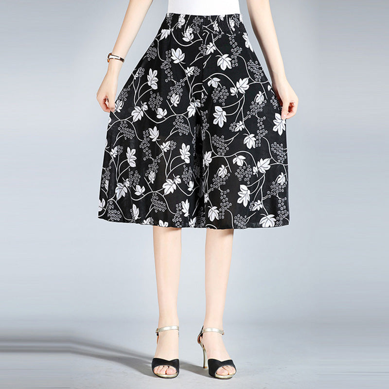 Women's Wide Leg Culottes Pants – Relaxed Fit Casual Trousers