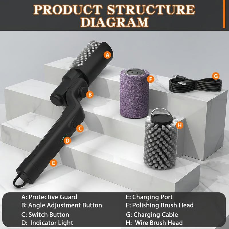 BBQ Grill Cleaning Brush