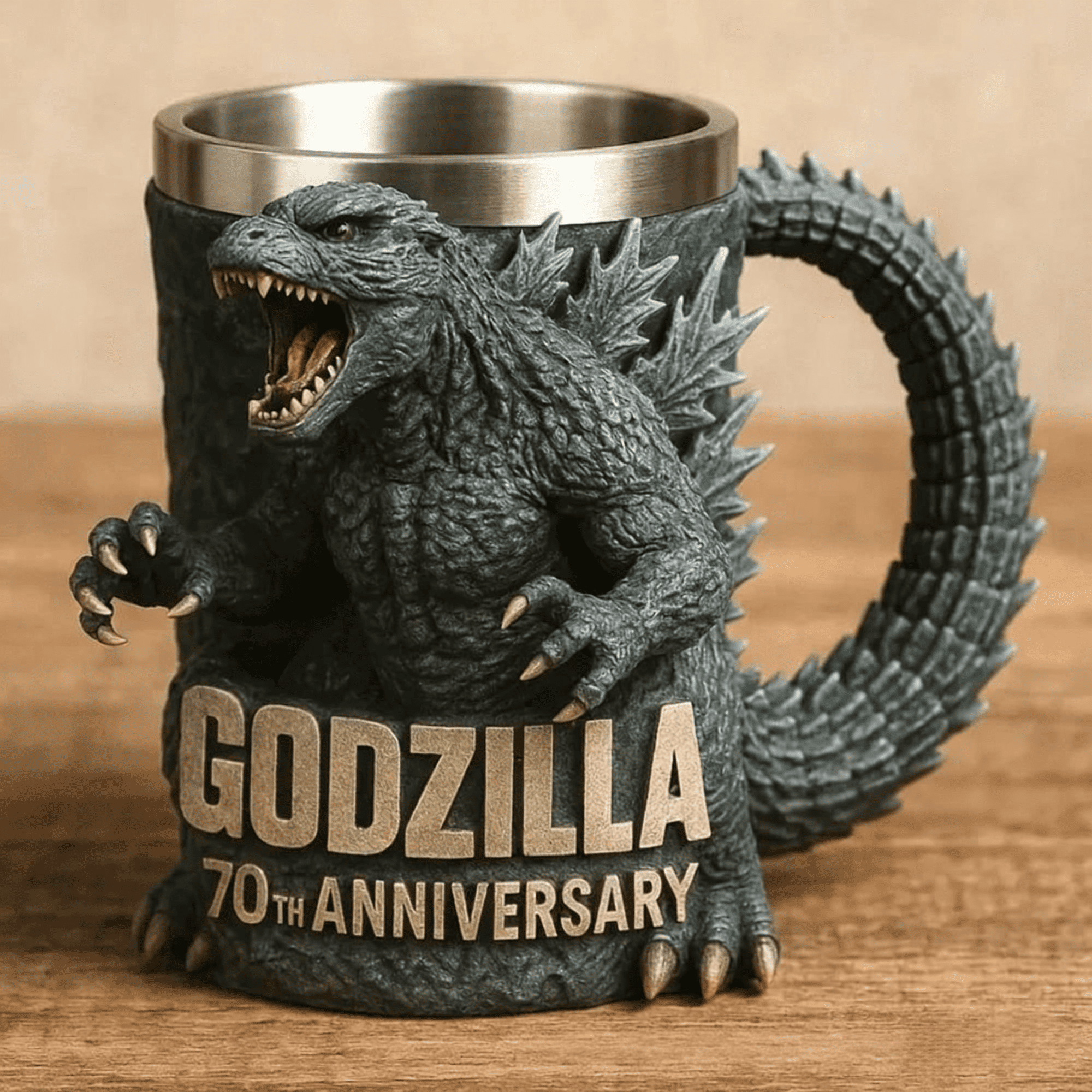 MonsterRoar – 3D sběratelský hrnek Godzilla s nerezovou vnitřní vložkou