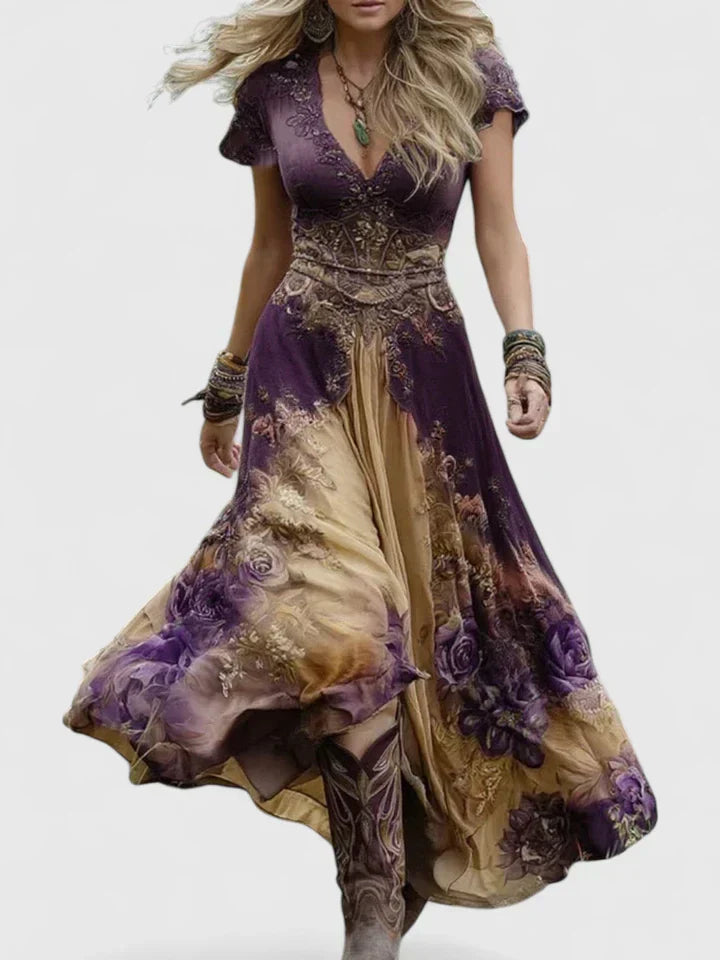 Sydneighh - Elegante abito maxi da donna