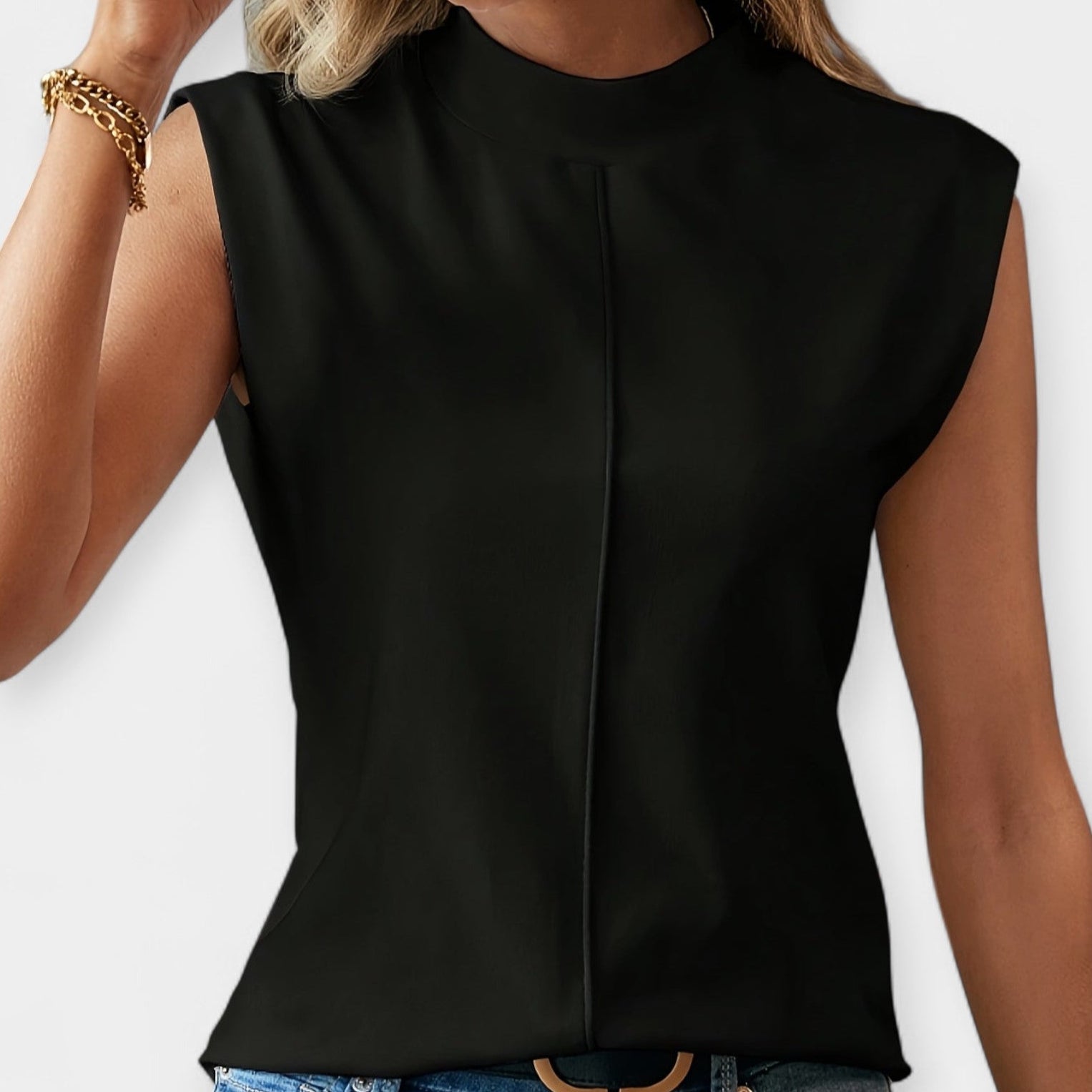 Elegant ærmeløs top