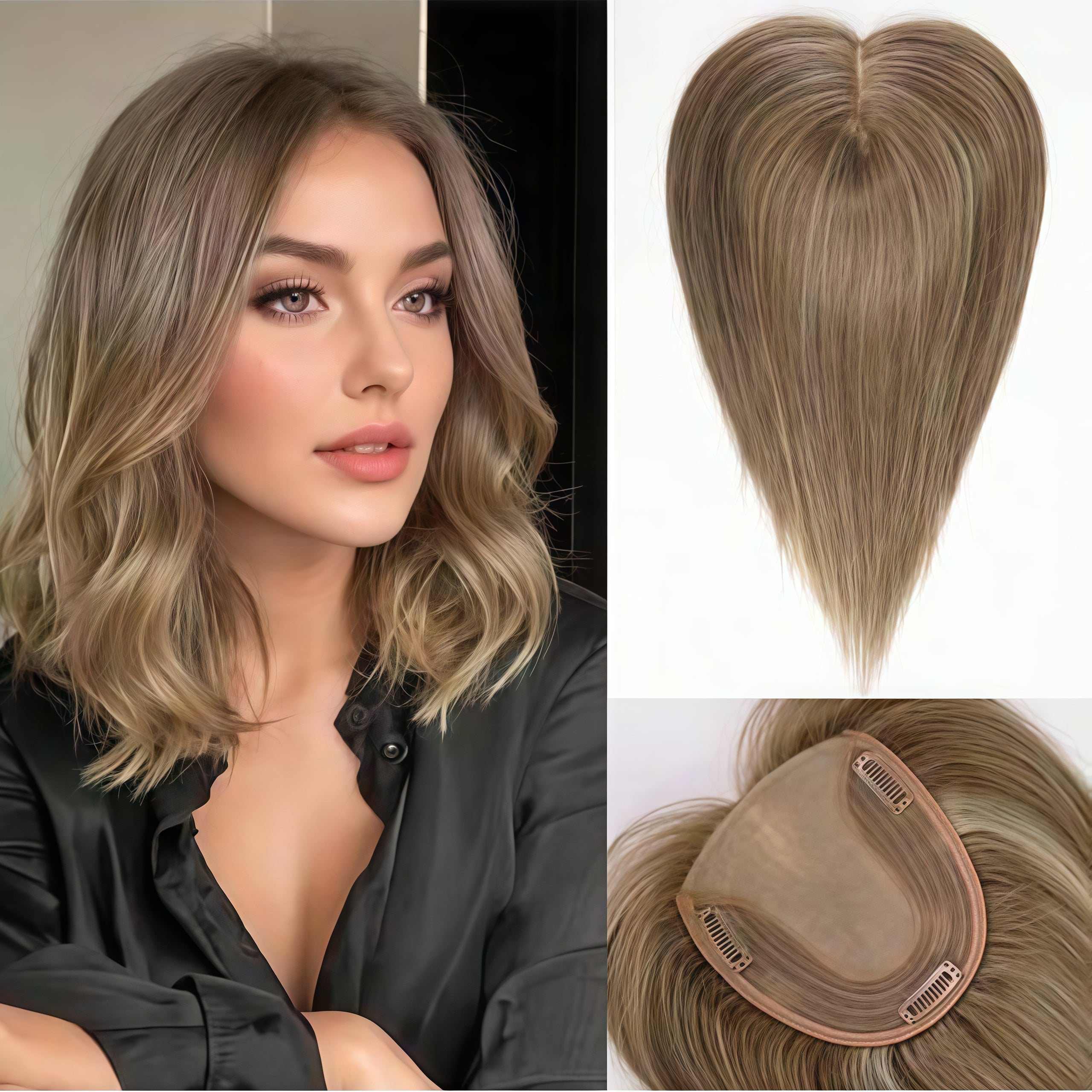 AuraClip Hair Extension – Extension per capelli con clip per lunghezza e volume immediati