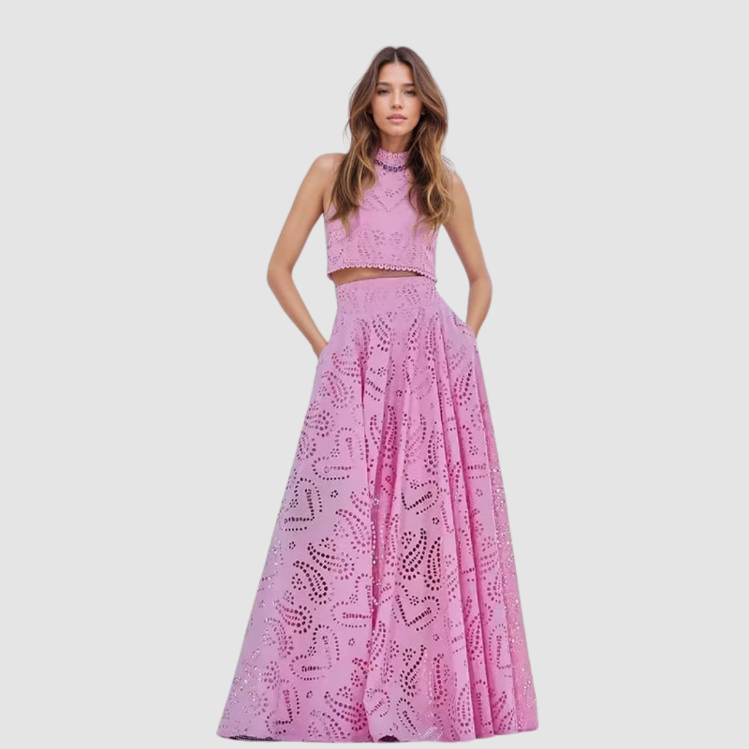 Tallie - Sofistikovaný dvoudílný komplet, elegantní dvoudílný set pro letní chic styl
