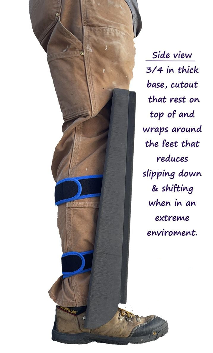 KneeGuard – Strap-On Knee and Shin Protection Pads