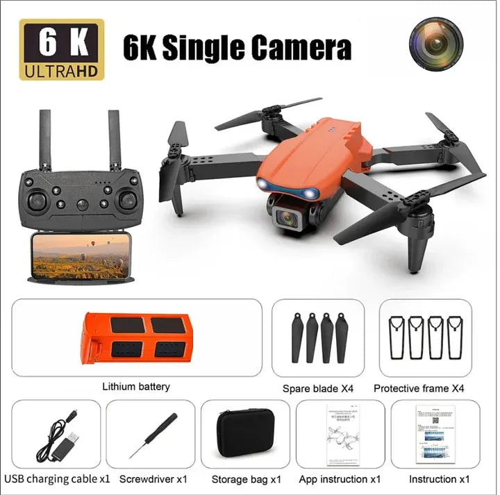 FalconX - Foldable Drone with 4K Camera and Obstacle Avoidance