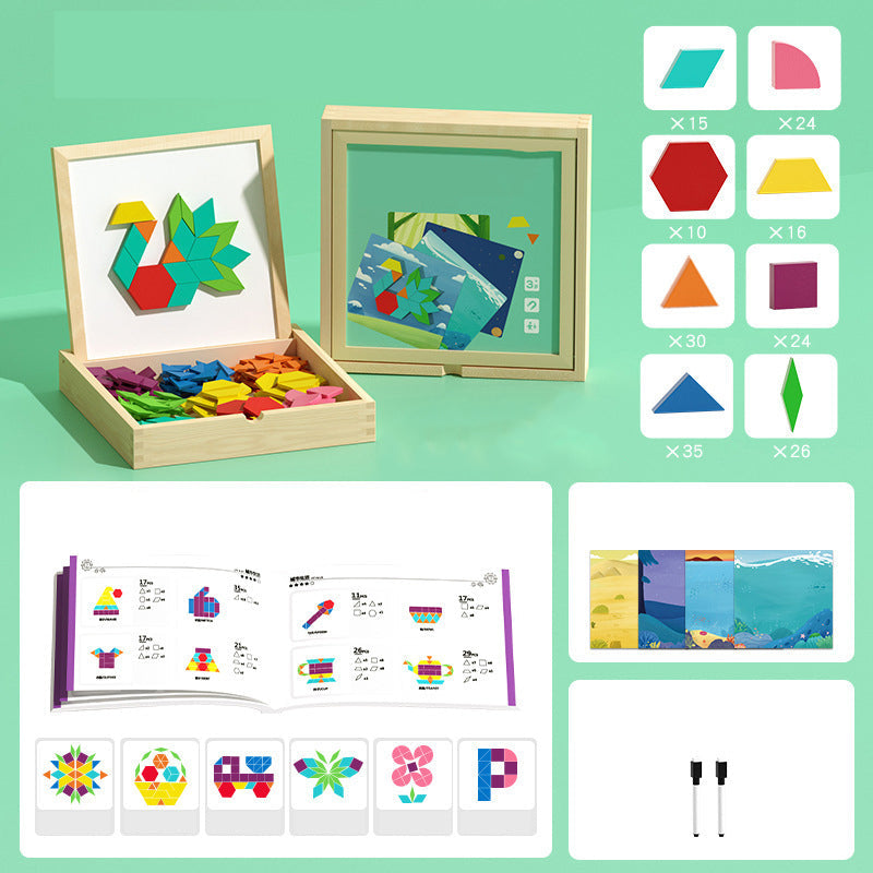VivaBuilds - Magnetic Pattern Blocks Learning Set