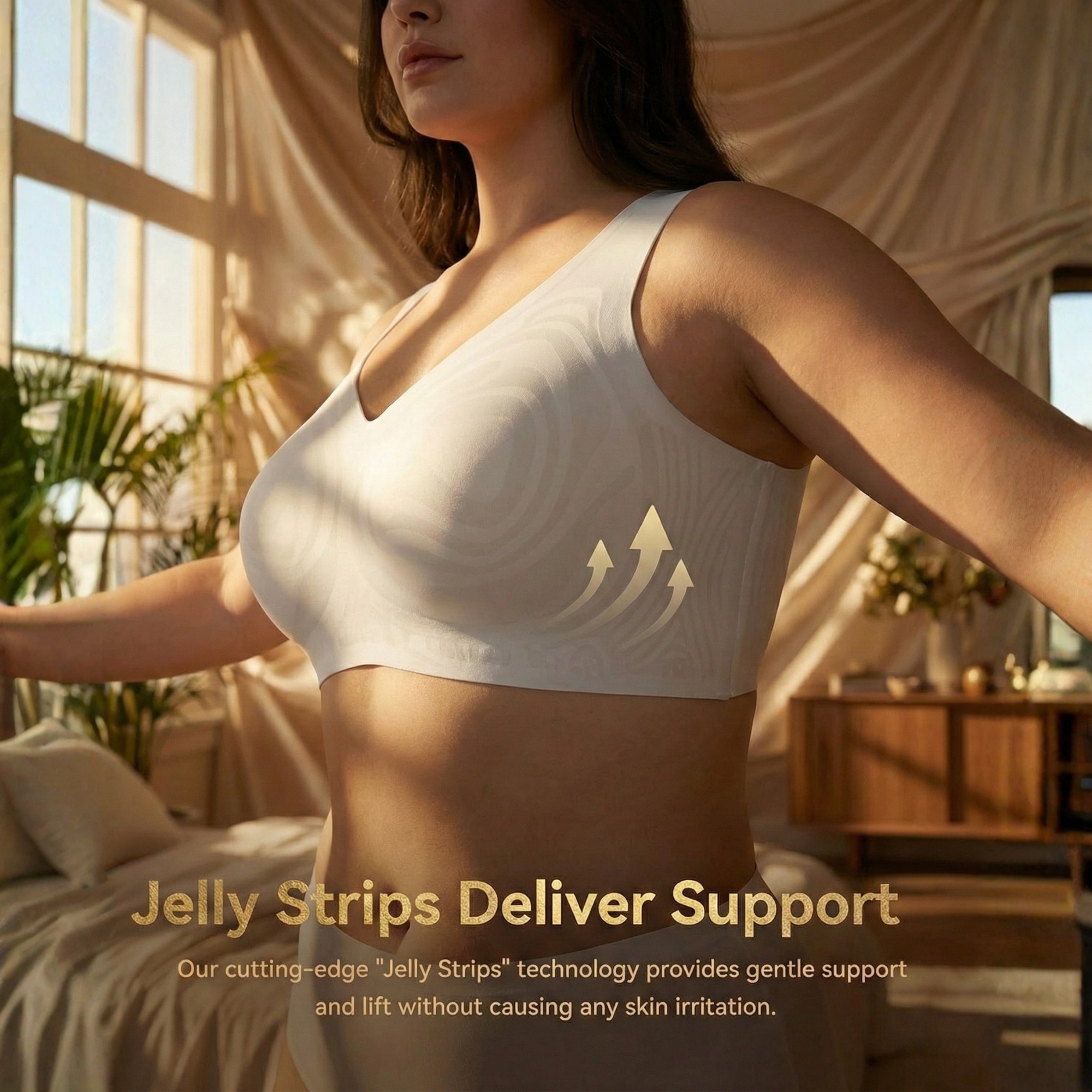 Seamless Wireless Bra – All-Day Comfort with a Smooth, Natural Fit