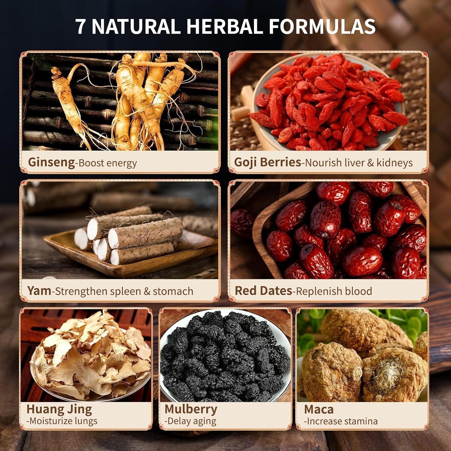 Ginseng & Mulberry Herbal Tea Blend