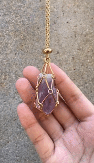 CrystalCharm - Interchangeable Crystal Necklace