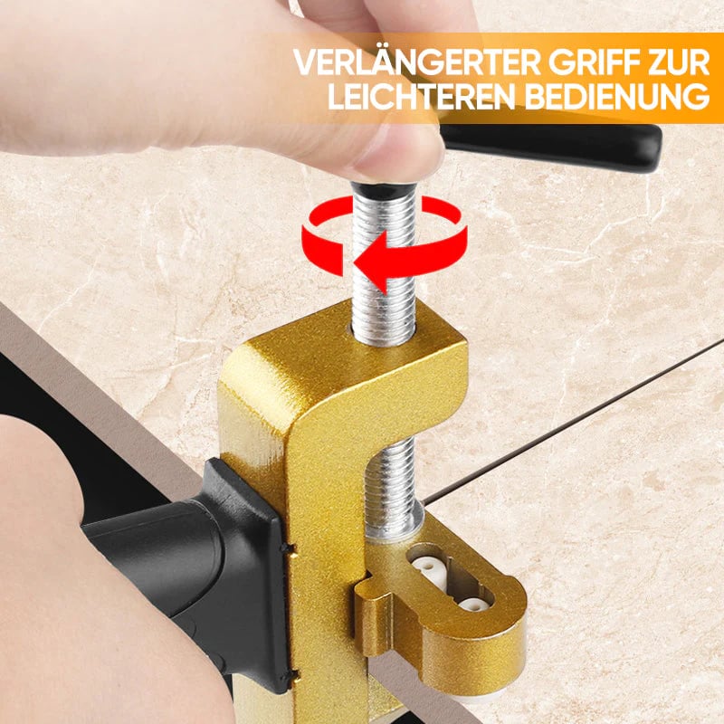 Outil 2-en-1 pour couper le verre et le carrelage avec guide de mesure