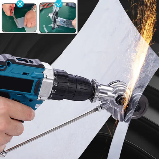 BladeXcel — Drill Metal Cutting Attachment with Rotary Blade