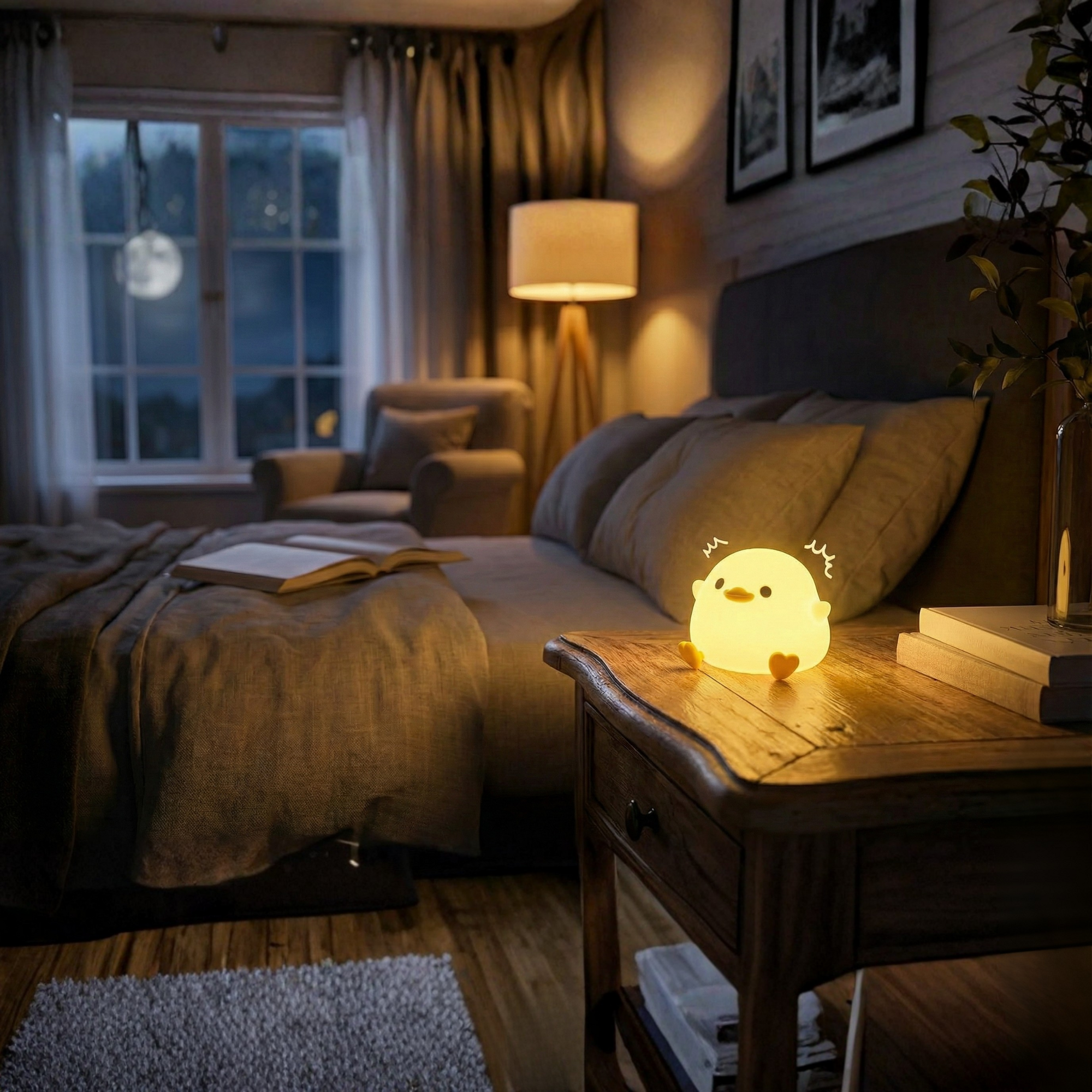 GlowNest - LED Night Light Lamp