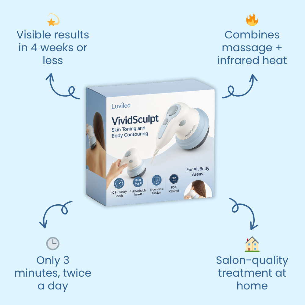 VividSculpt — Electric Body Massager for Relaxation Wellness and Self Car