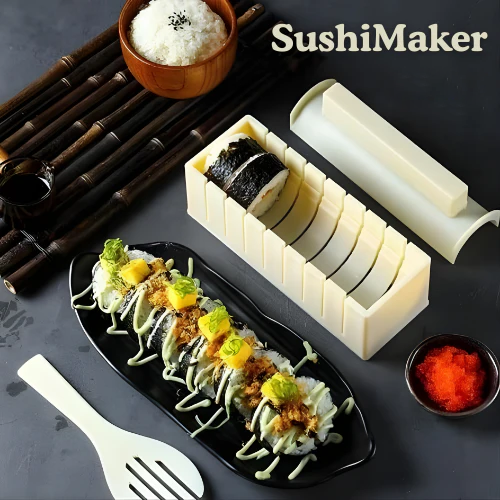 MisoCraft — Sushi Roll Maker Kit for Homemade Sushi Preparation