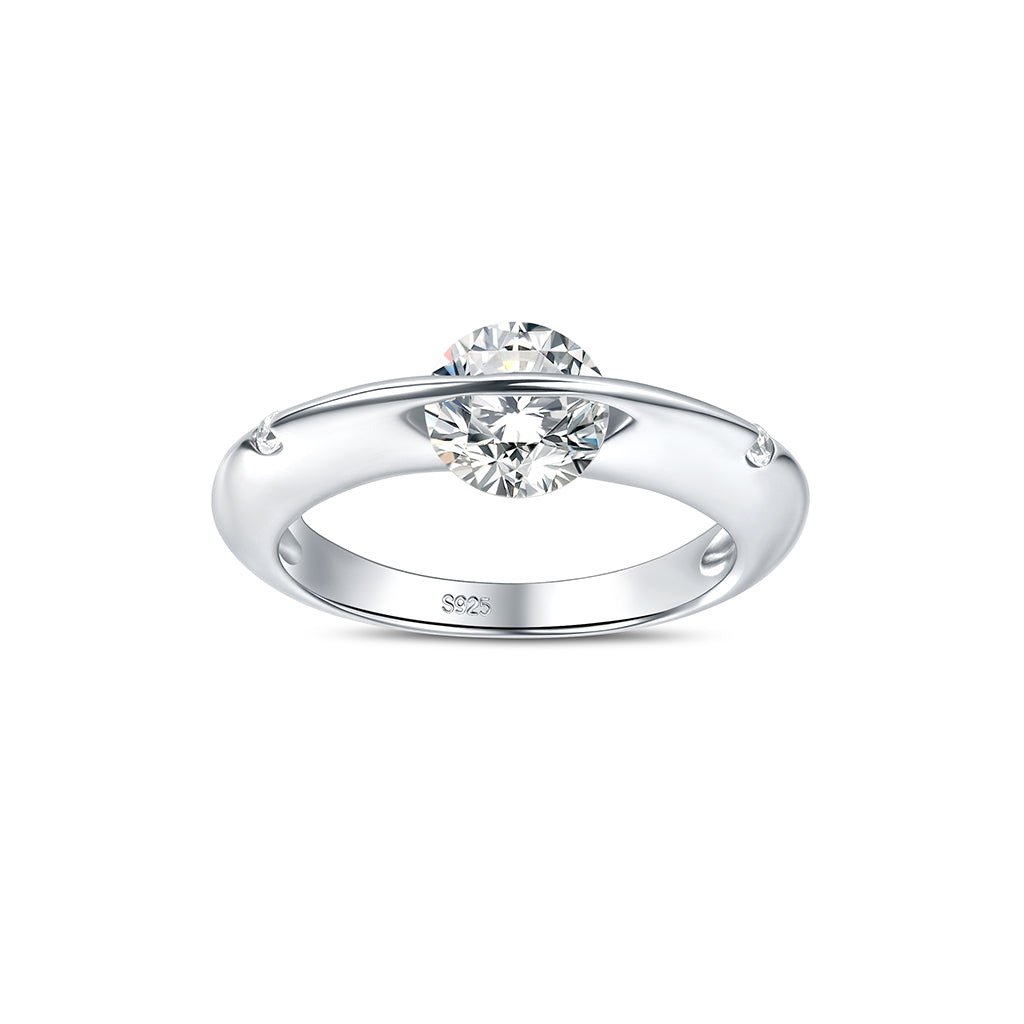 Spinning Star-ring – elegant roterende statement-ring