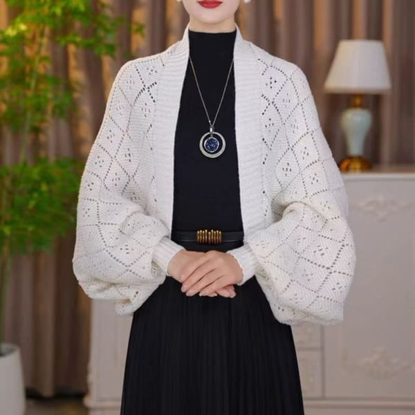 Cardigan aperto Chameleon Wrap frontale aperto