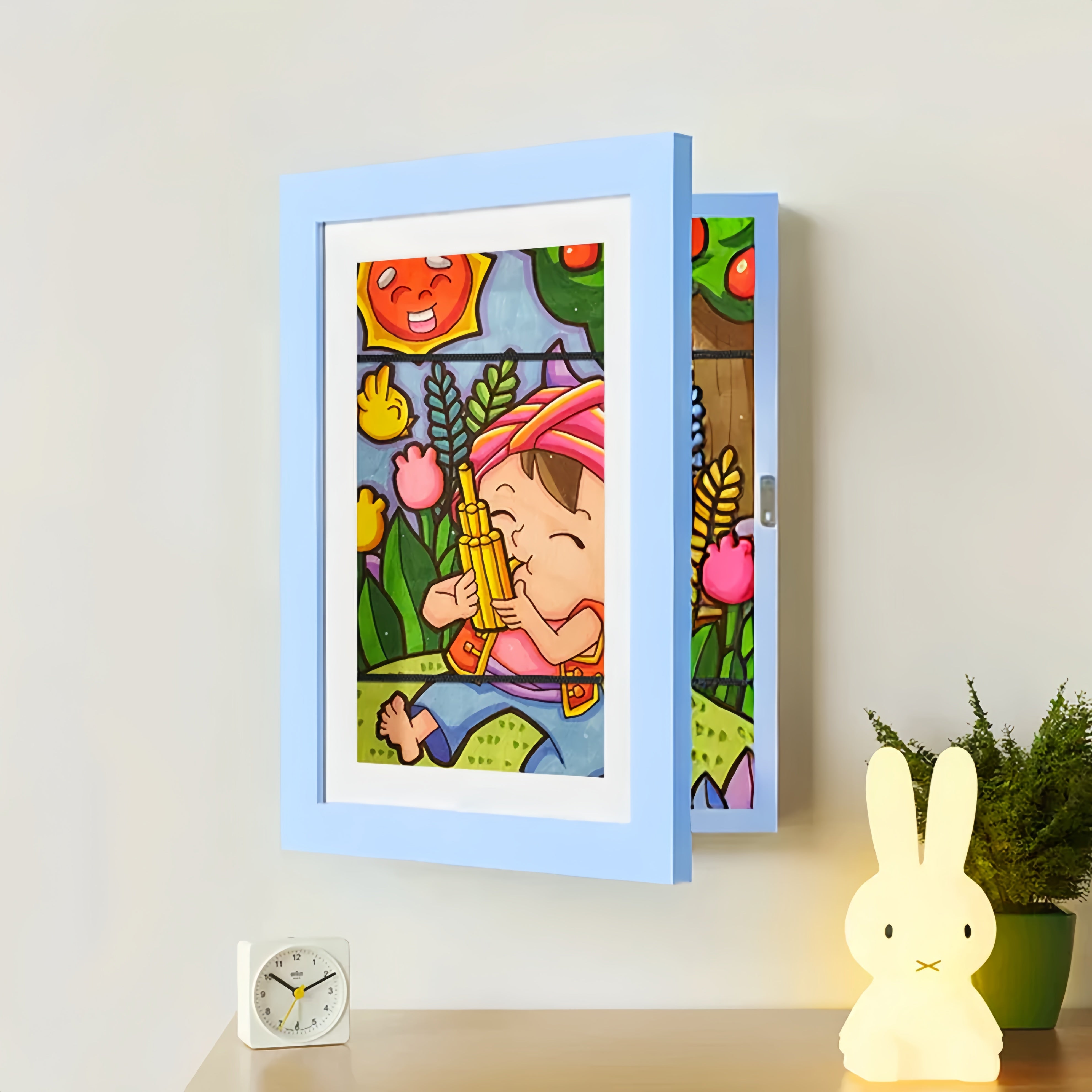 Kids Art Display Frame – Showcase, Protect & Store Precious Artwork