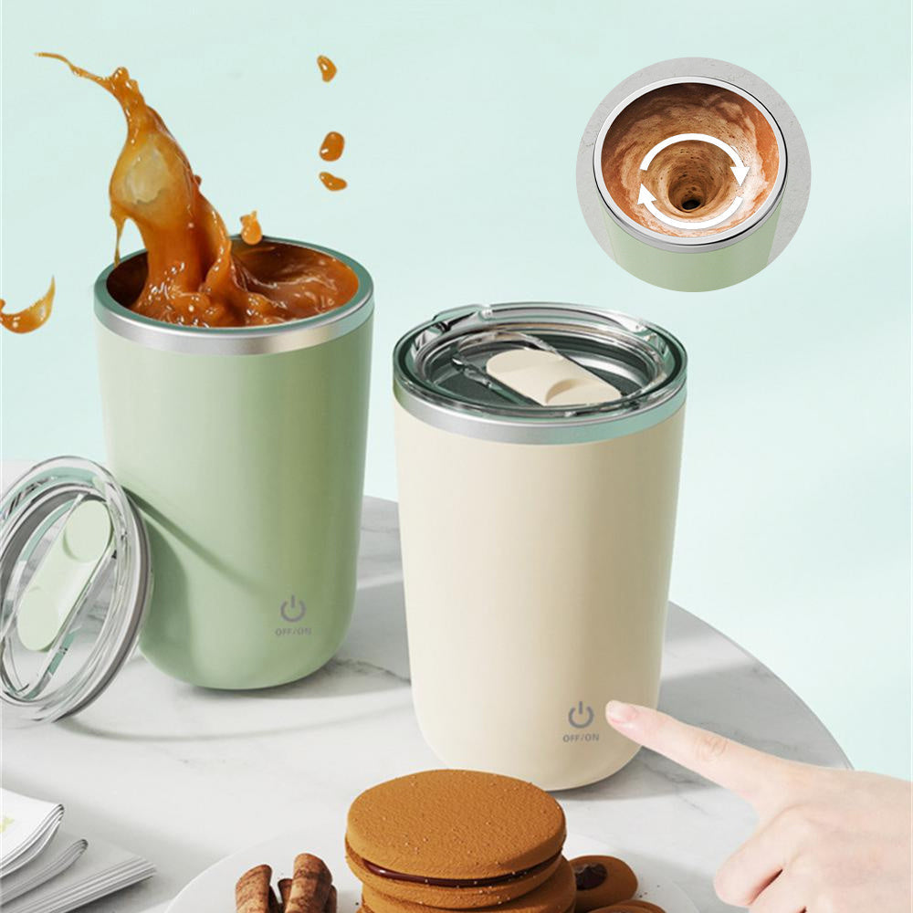 Self Stirring Coffee Mug with Automatic Mixing Function