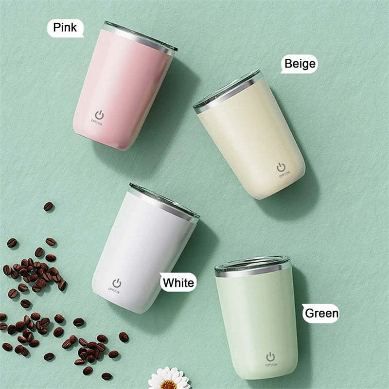 Self Stirring Coffee Mug with Automatic Mixing Function