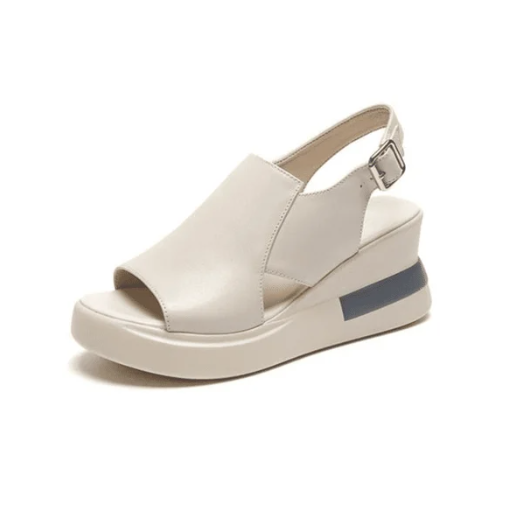 Women's Platform Comfort Sandals with Adjustable Straps