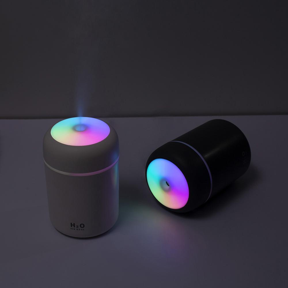 USB Cool Mist Humidifier with LED Light for Bedroom and Desk