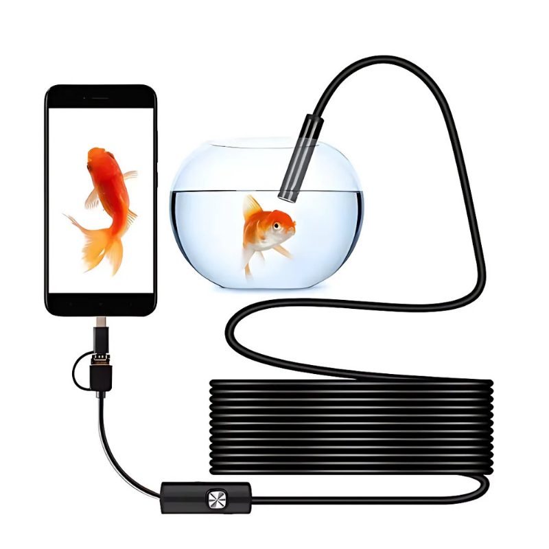 RevealPro — USB Endoscope Inspection Camera with Flexible Cable