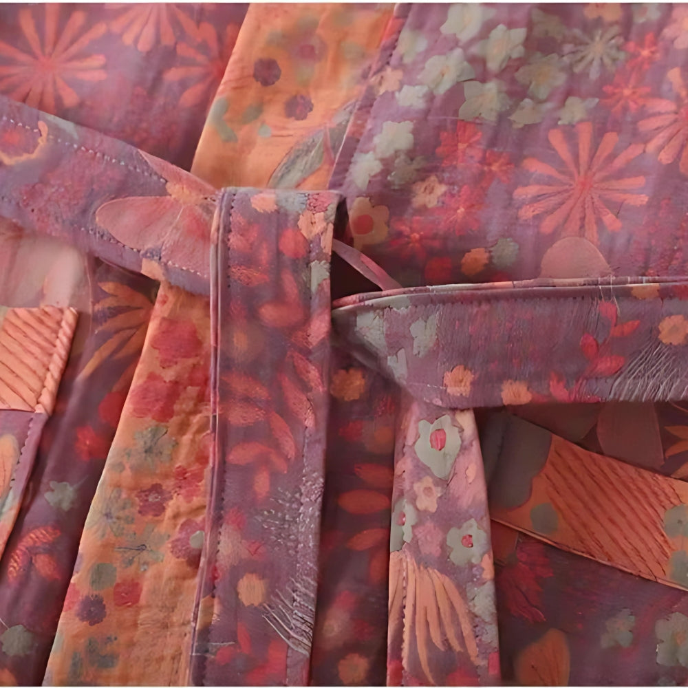 Rosewood Charm - Cotton Robe