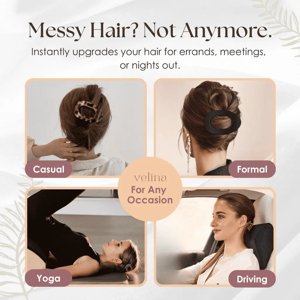 Velina - Flat Comfort Hair Clips