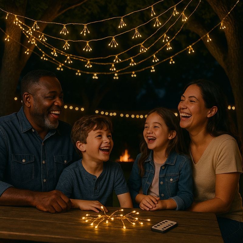 FlexiGlow- LED Firecracker String Lights