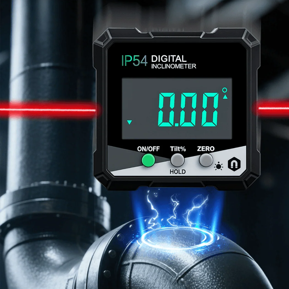 Digital Laser Angle Level with Magnetic Base