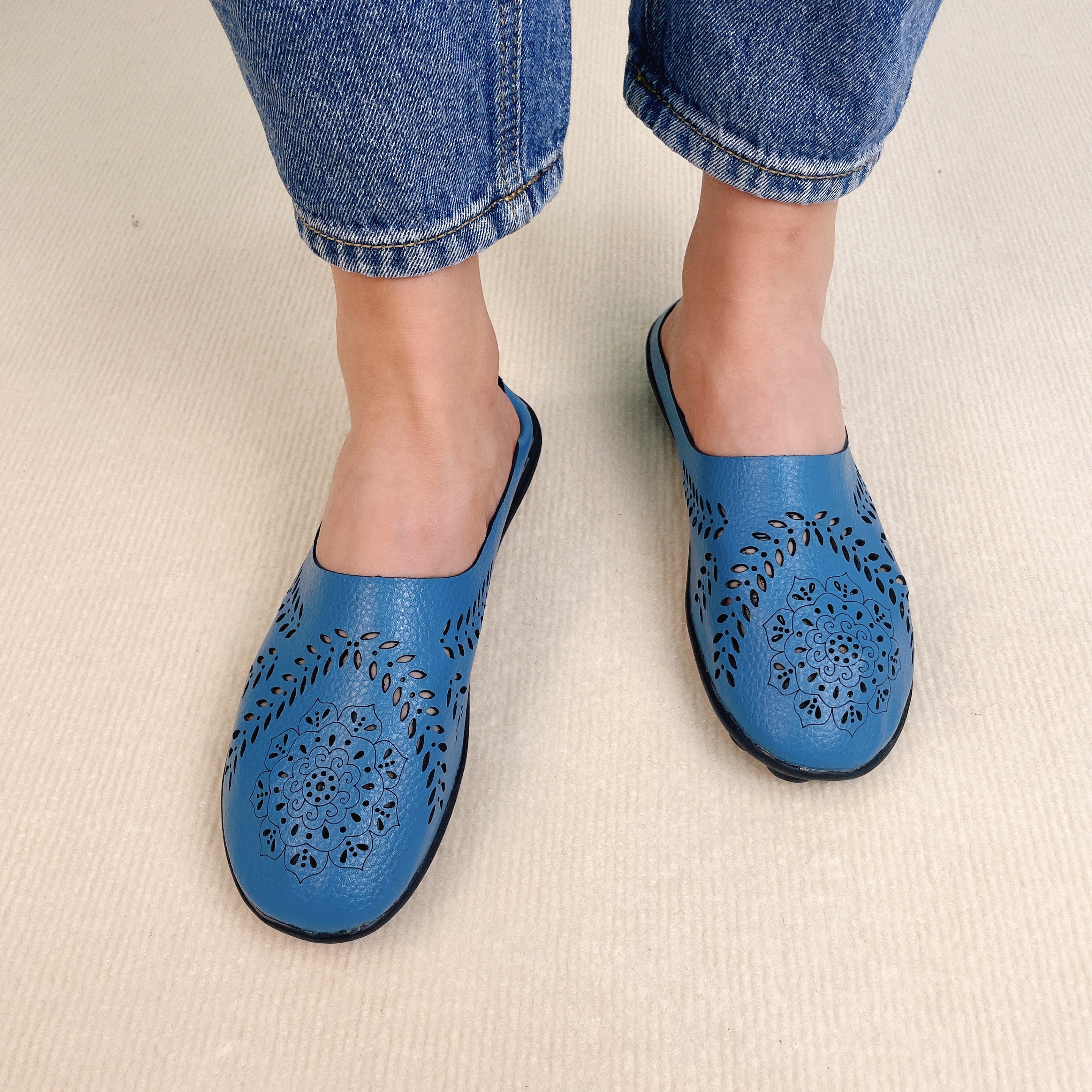 Women's Perforated Slip-On Comfort Clogs for Everyday Wear