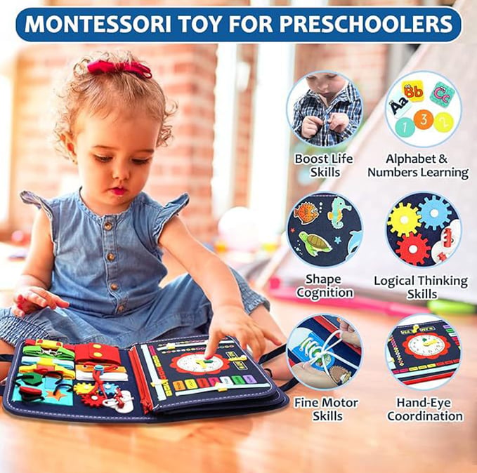 LearnNest – Montessori Busy Board
