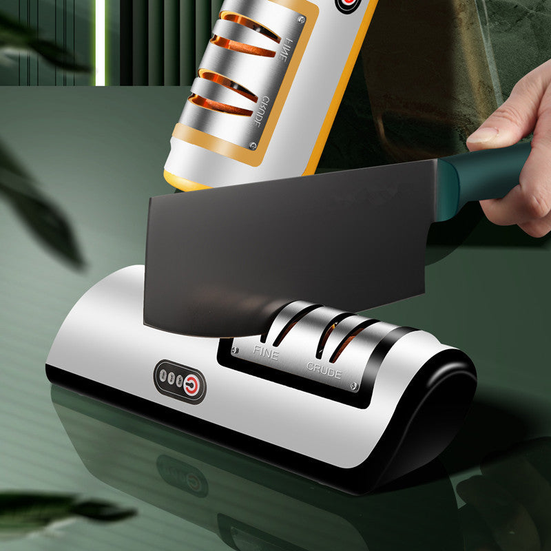 USB Rechargeable Electric Knife Sharpener for Kitchen Knives