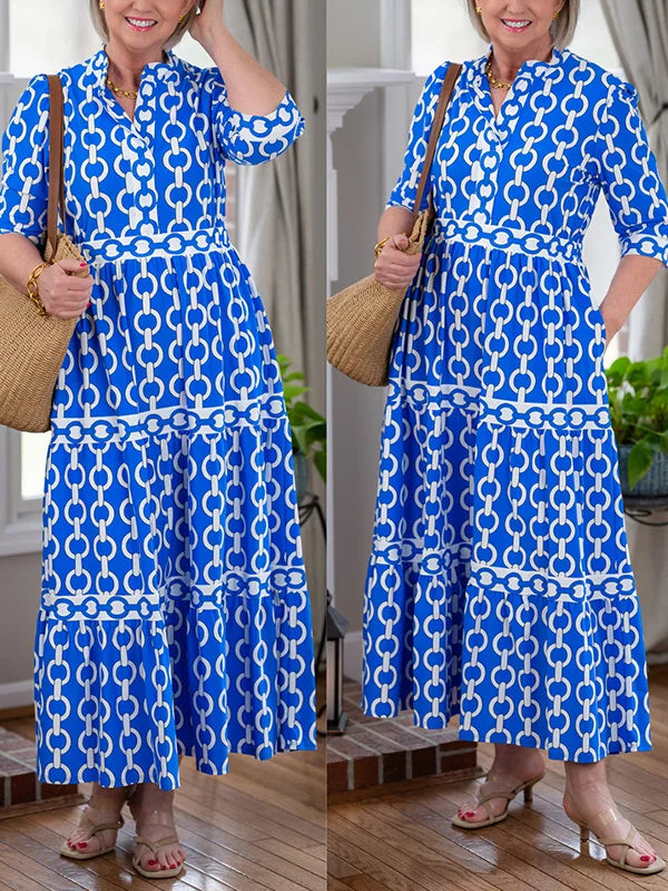 Alyana - Abito midi da donna con dettaglio a catena