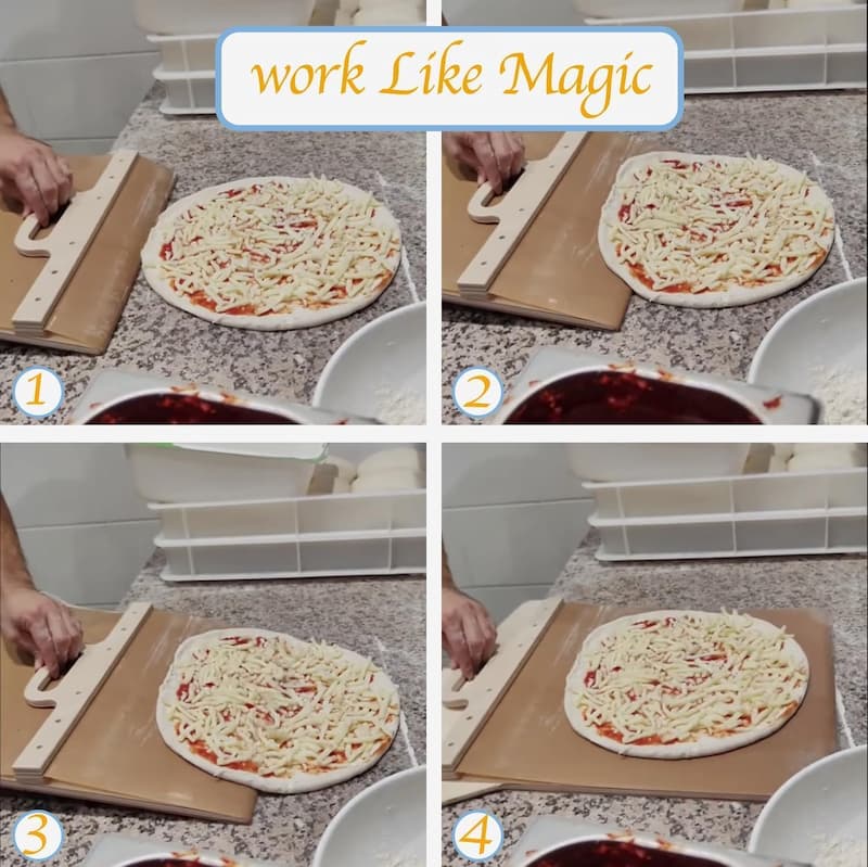 GlideSlice — Pizzabræt til servering