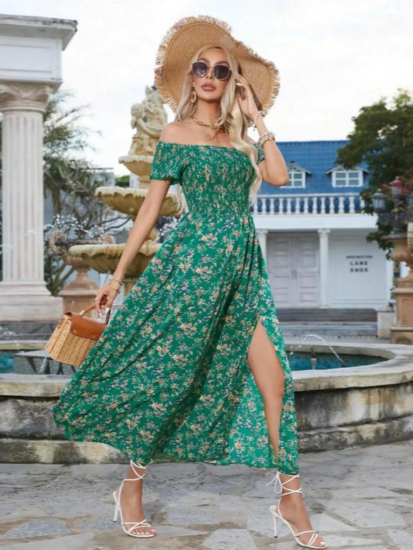 Amelise - Vintage sommerkjole med flæser i afslappet stil