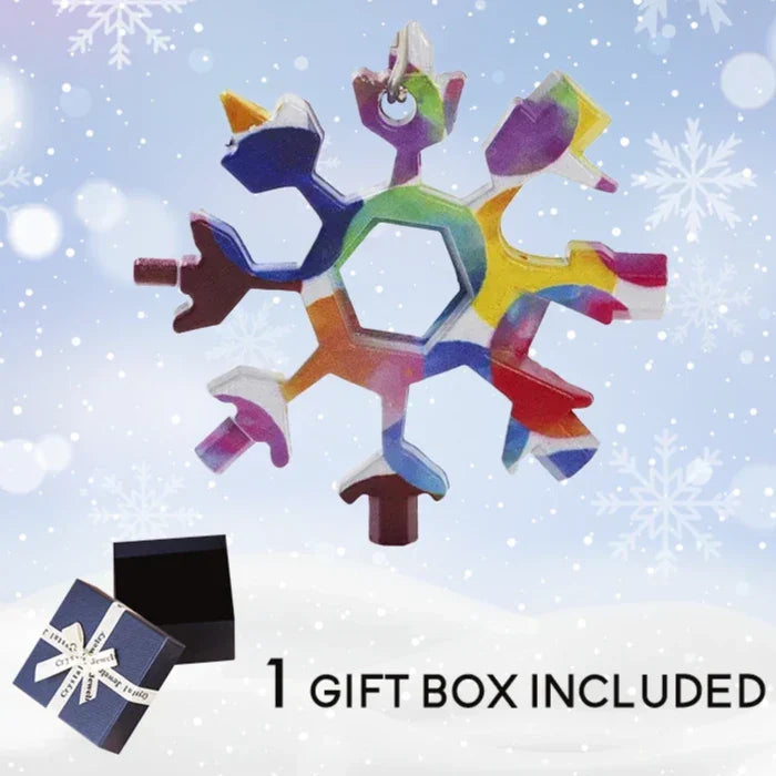 Schneeflockenförmiges Mehrzweck-Taschenwerkzeug