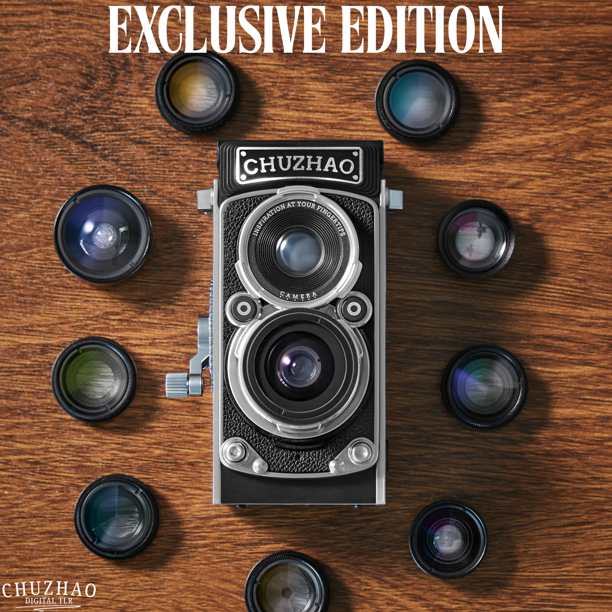 LuminaVue TLR 2.0 — Retro Camera Phone Lens Kit