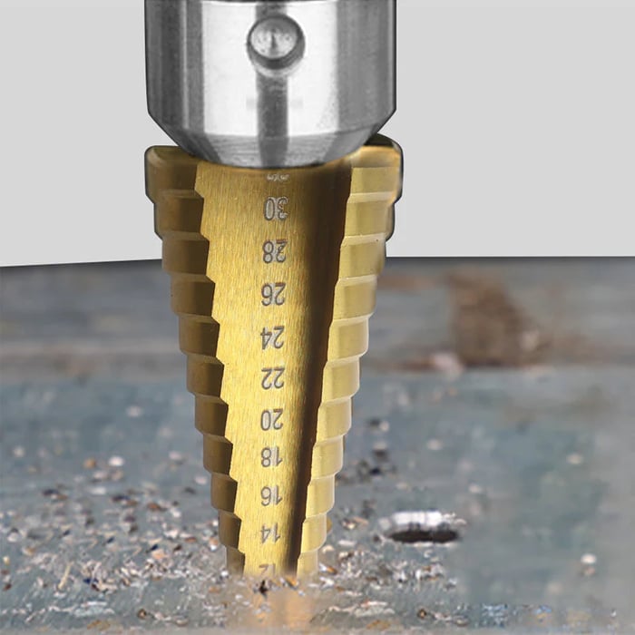 StepPro - Titanium Step Drill Bit Set