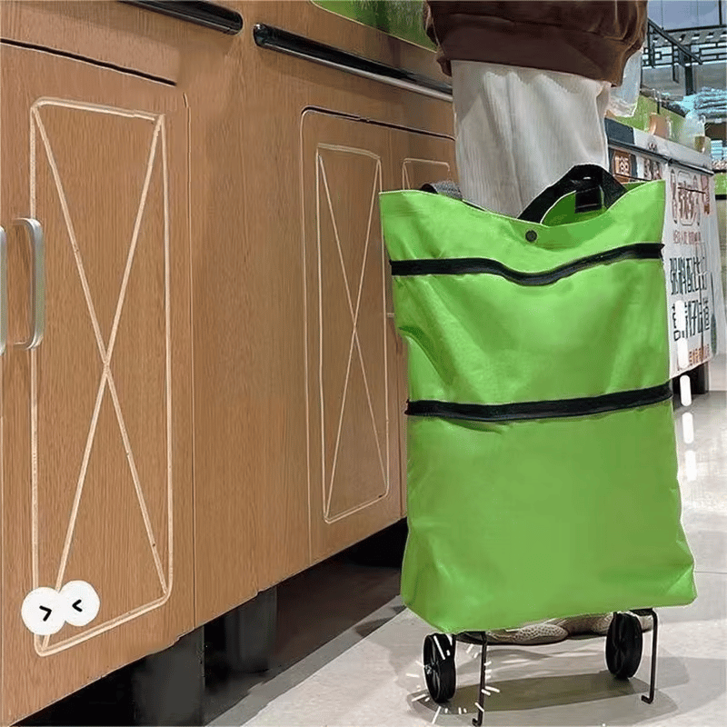 GreenFold – skládací nákupní taška na kolečkách